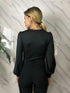 Body donna aderente a manica lunga